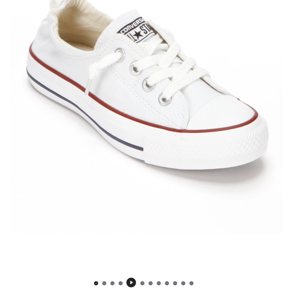 Converse White Low-Top Sneakers